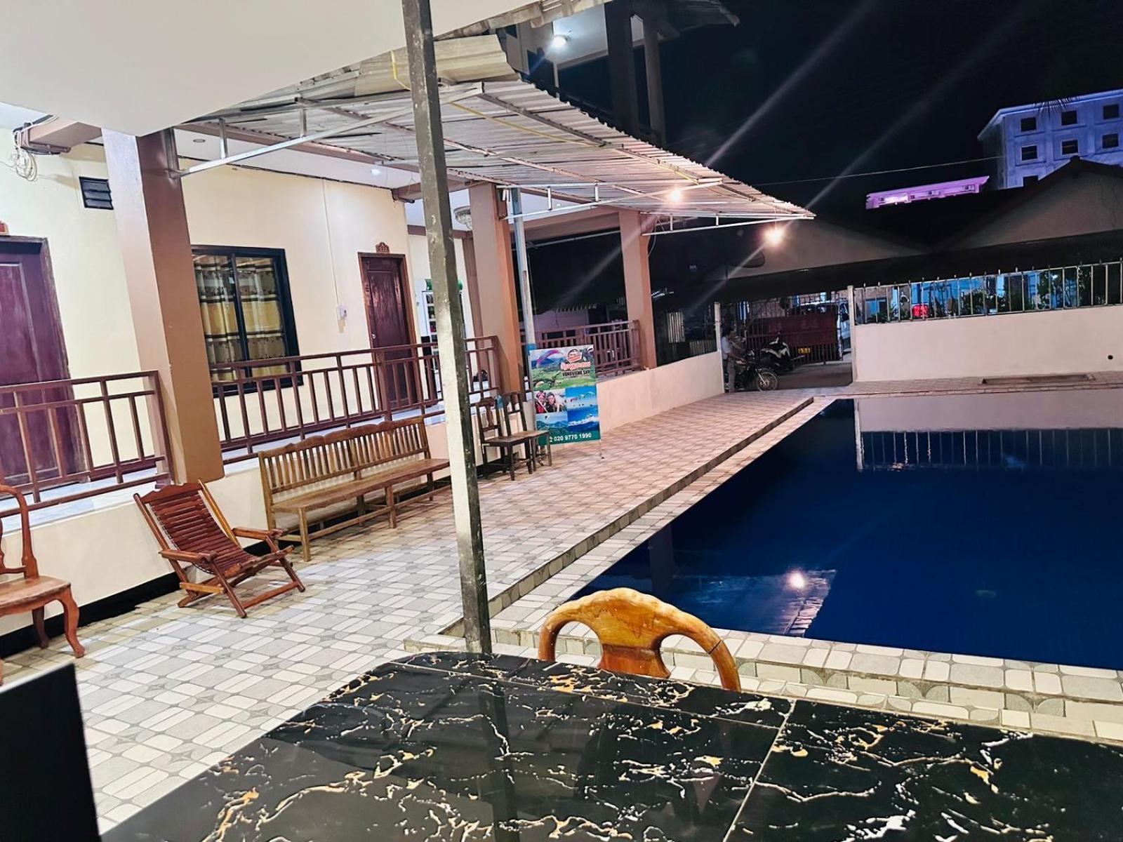 Vang Vieng Global Hostel Luaran gambar