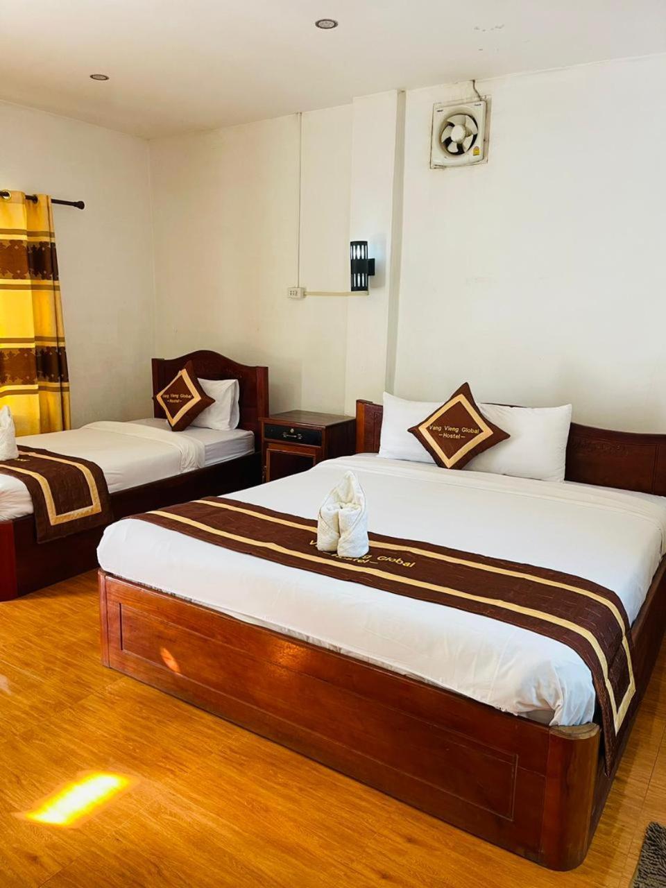 Vang Vieng Global Hostel Luaran gambar